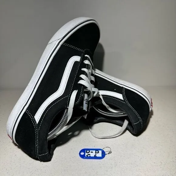 Vans Old Skool Shoes Black Skate Casual Off the Wall Mens 11