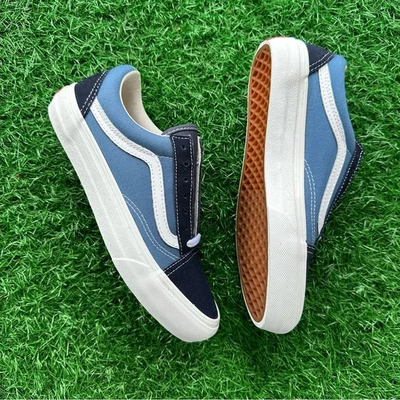 Vans Old Skool Vlt Lx Suede Canvas Navy / Stv Navy