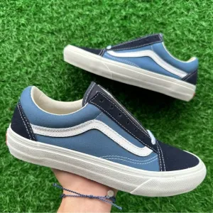 Vans Old Skool Vlt Lx Suede Canvas Navy / Stv Navy