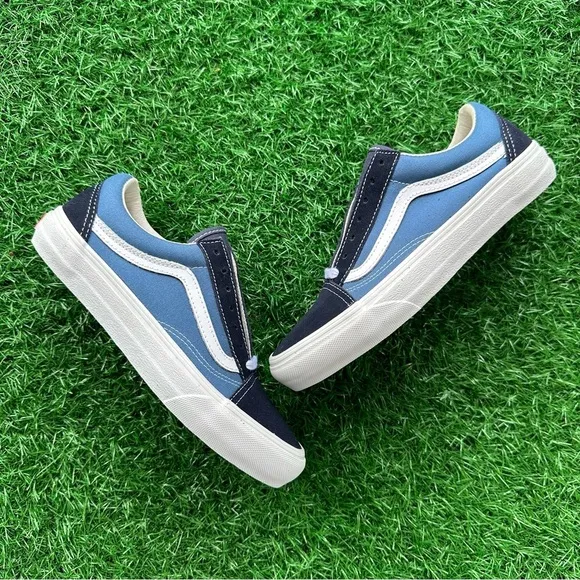 Vans Old Skool Vlt Lx Suede Canvas Navy / Stv Navy