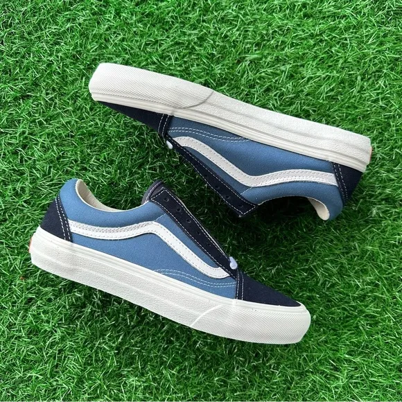 Vans Old Skool Vlt Lx Suede Canvas Navy / Stv Navy