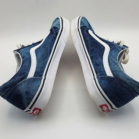 Vans Old Skool 'Denim' Skateboarding Shoes. SIZE 9 Men/ 10.5 Women.  S916
