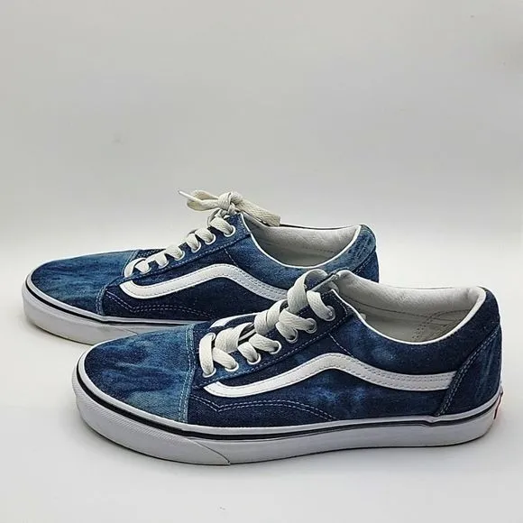 Vans Old Skool 'Denim' Skateboarding Shoes. SIZE 9 Men/ 10.5 Women.  S916