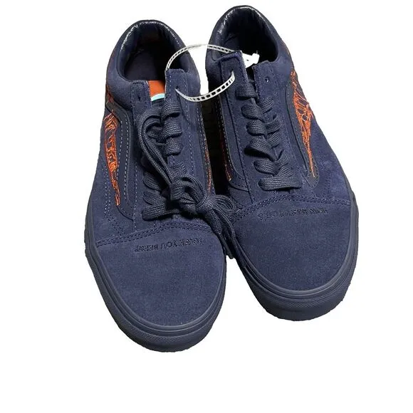 Vans Queer Poets Old Skool Kae Tempest Shoes Men's Size 6 Blue‎ Orange