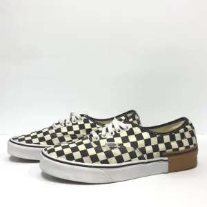Vans Rare Half Authentic &amp; Half Old Skool Gum sole Men Shoes Size 9.5