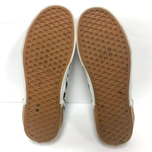 Vans Rare Half Authentic &amp; Half Old Skool Gum sole Men Shoes Size 9.5
