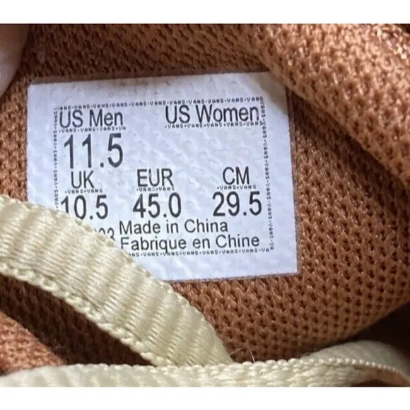 Vans Shoes Men 11.5 Vault x Taka Hayashi Amazon Trailhead LX Pecan Brown Sneaker