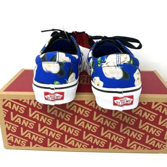 VANS Shoes Women's Era Romantic Floral Lapis Canvas Casual SB Size VN0A38FRVP9