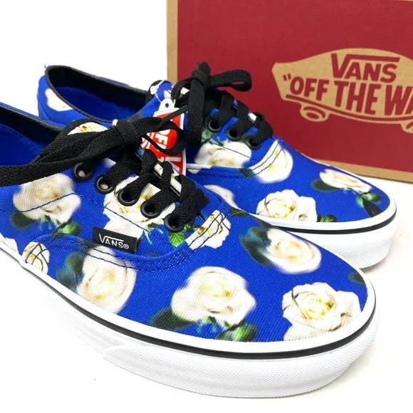 VANS Shoes Women's Era Romantic Floral Lapis Canvas Casual SB Size VN0A38FRVP9
