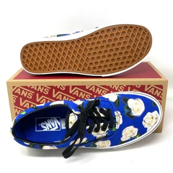 VANS Shoes Women's Era Romantic Floral Lapis Canvas Casual SB Size VN0A38FRVP9