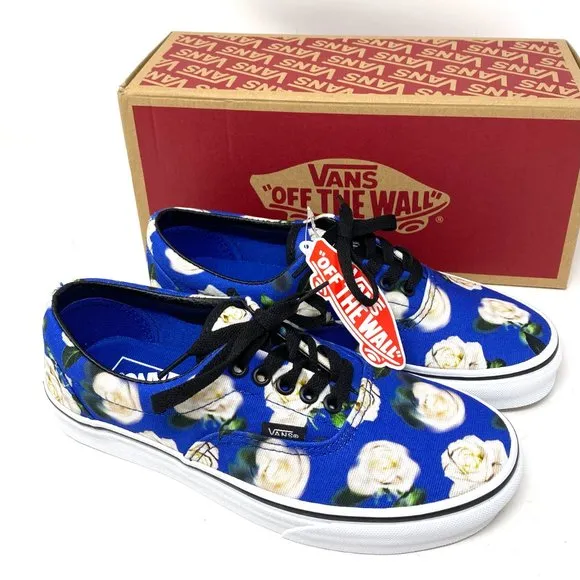 VANS Shoes Women's Era Romantic Floral Lapis Canvas Casual SB Size VN0A38FRVP9