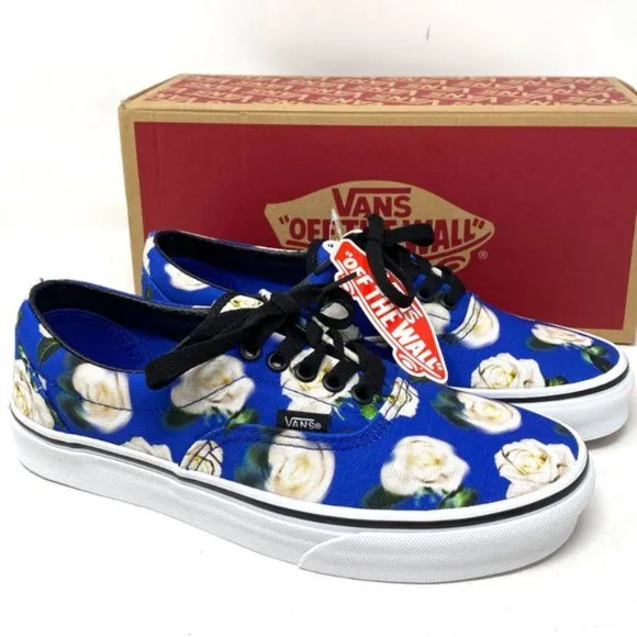 VANS Shoes Women's Era Romantic Floral Lapis Canvas Casual SB Size VN0A38FRVP9