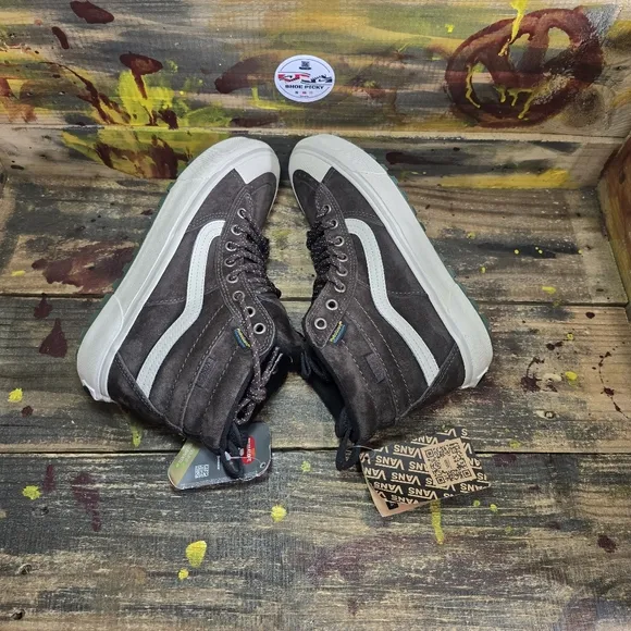 Vans Sk8 Hi MTE 2 Utility Pop Demitasse Brown Shoes women size 7.5