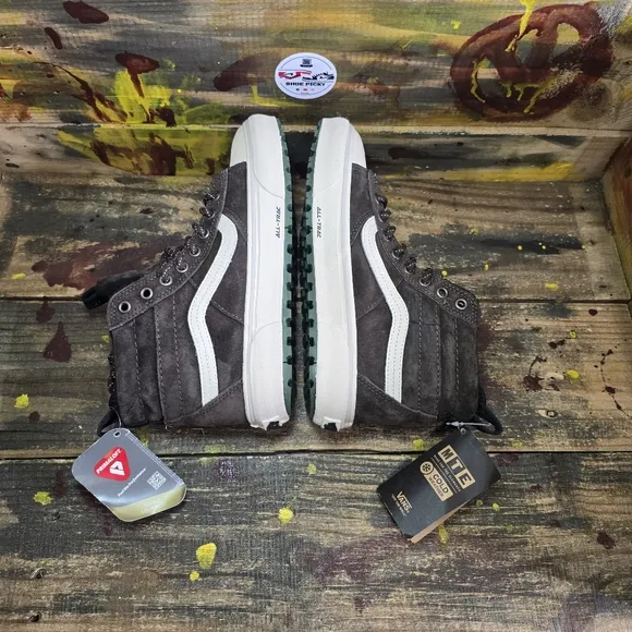 Vans Sk8 Hi MTE 2 Utility Pop Demitasse Brown Shoes women size 7.5