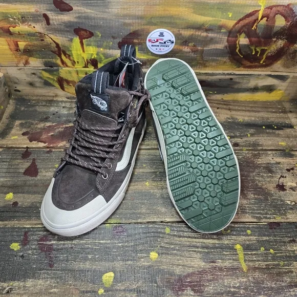 Vans Sk8 Hi MTE 2 Utility Pop Demitasse Brown Shoes women size 7.5