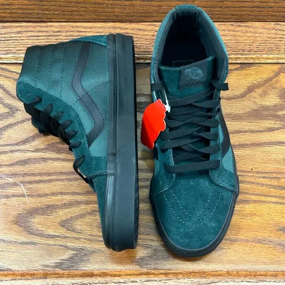Vans Sk8 Hi Reissue Metallic Twill Darkest Shoes