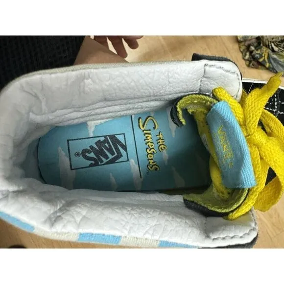 VANS Sk8-Hi x The Simpsons Simpsons Family Size Men 5 Women 6.5