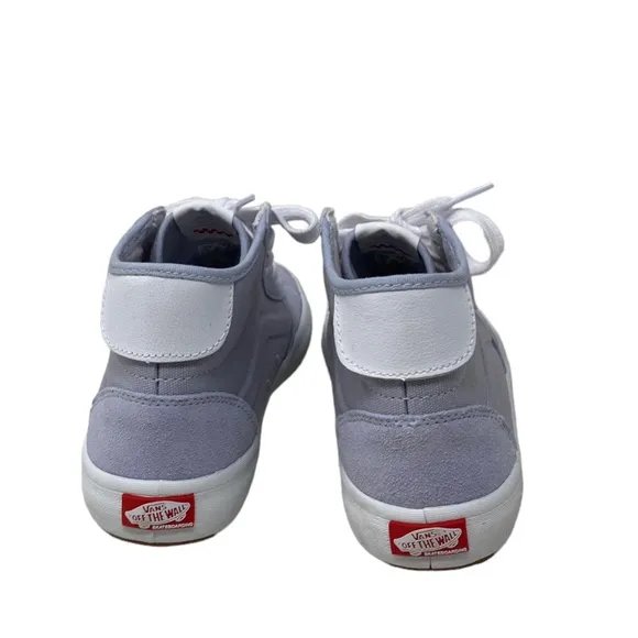 VANS Skate Lizzie Dusty Blue Shoe High Casual For Women Suede Canvas VN0A4BX1DSB