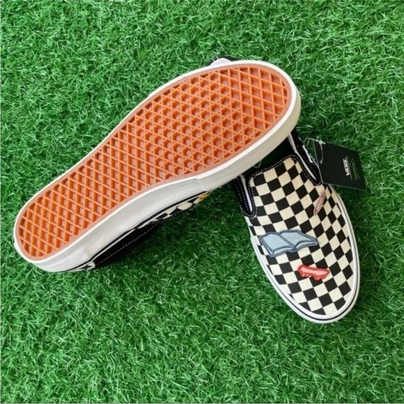 Vans Skate Slip On Patchwork Checkerboard