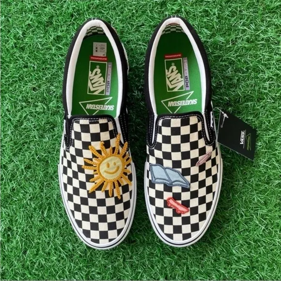 Vans Skate Slip On Patchwork Checkerboard