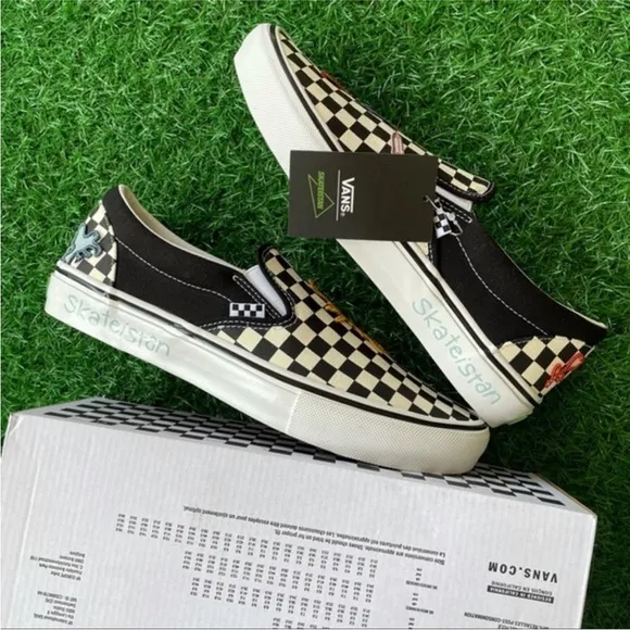 Vans Skate Slip On Patchwork Checkerboard