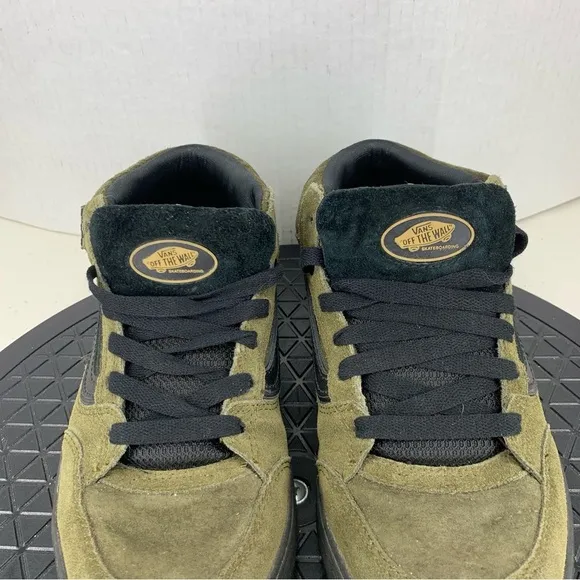 Vans Sneakers Men Size 7.5 Shoes Beatrice Domond Mid Zahba Green Suede Old Skool