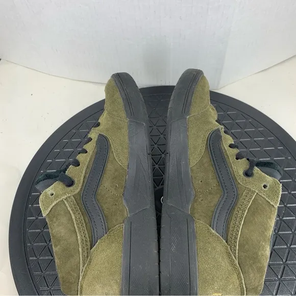 Vans Sneakers Men Size 7.5 Shoes Beatrice Domond Mid Zahba Green Suede Old Skool