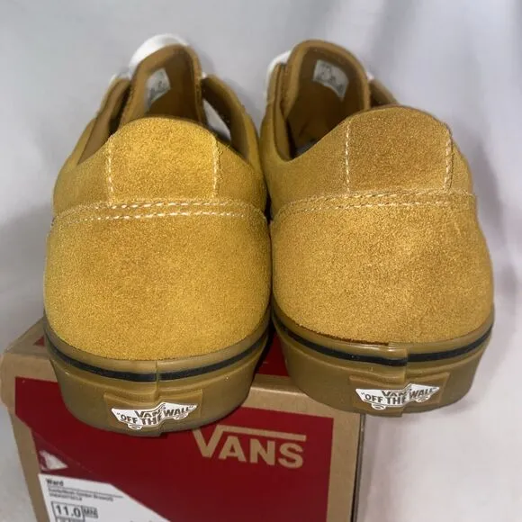 Vans Ward Suede Golden Brown Black Shoes Men’s Size 11 GVNOA5HTSCL6 Fall New
