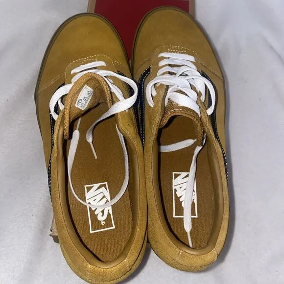 Vans Ward Suede Golden Brown Black Shoes Men’s Size 11 GVNOA5HTSCL6 Fall New