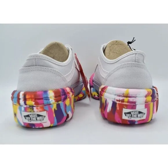 Vans Womens Size 7.5 Old Skool Rainbow Swirl Nimbus Cloud Tapered Sneaker Shoes