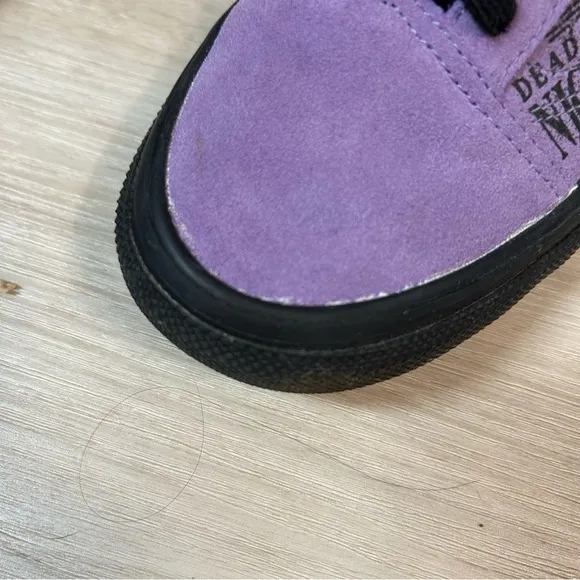 Vans X One Piece Old Skool Shoes Wanted Nico Robin  Purple Suede Mens Size 4.5