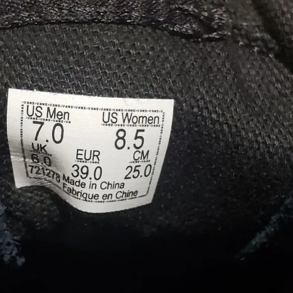Vans sk8-hi slim italian black suede shoes