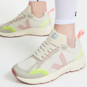 Veja Condor 2 Sneaker in Natural &amp; Parme &amp; Jaune-Fluo Running Shoes Size 36/5