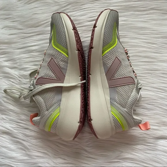 Veja Condor 2 Sneaker in Natural &amp; Parme &amp; Jaune-Fluo Running Shoes Size 36/5