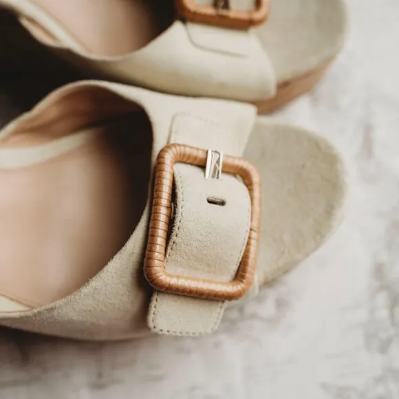 Veronica Beard Dali Espadrille Soft Yellow Suede Size 10 M New $320 Shoes NWOB