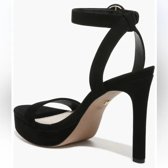 Veronica Beard Darcelle Ankle Strap Stiletto black Sandal size 9.5 New/no box