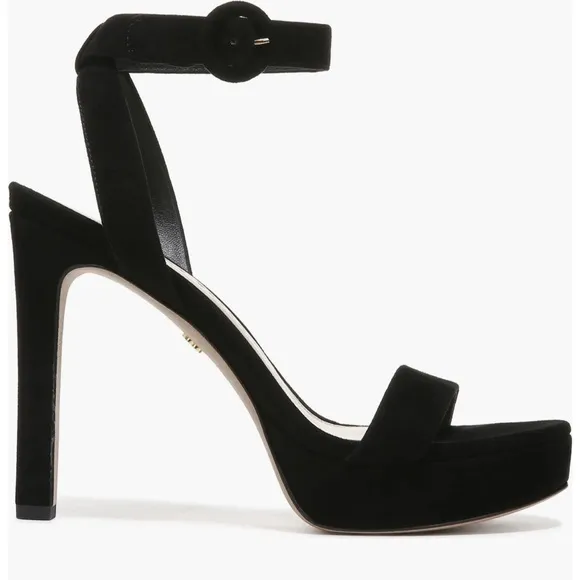 Veronica Beard Darcelle Ankle Strap Stiletto black Sandal size 9.5 New/no box