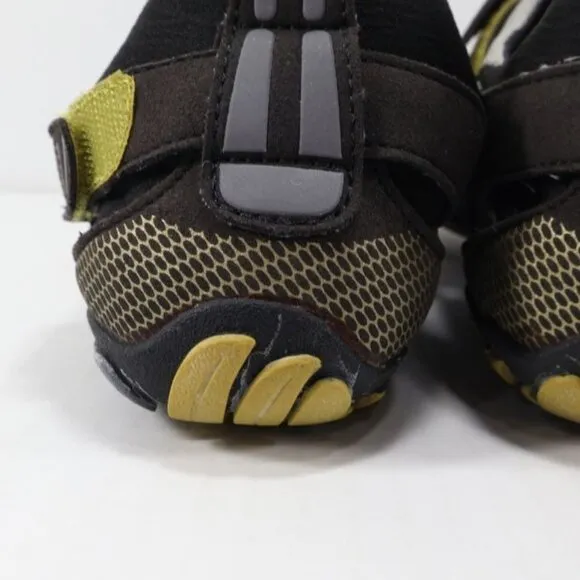 Vibram FiveFingers Shoes Mens 42 (US 9-9.5) Black Gold Komodosport Barefoot