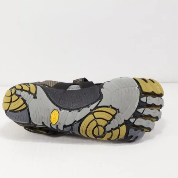 Vibram FiveFingers Shoes Mens 42 (US 9-9.5) Black Gold Komodosport Barefoot