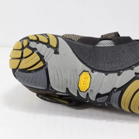 Vibram FiveFingers Shoes Mens 42 (US 9-9.5) Black Gold Komodosport Barefoot