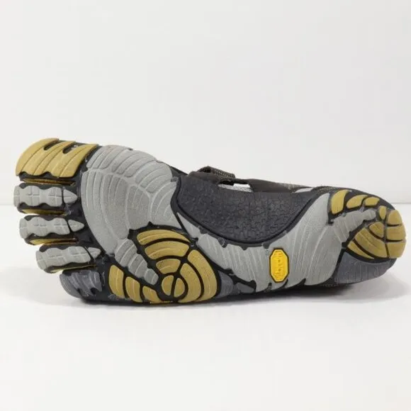 Vibram FiveFingers Shoes Mens 42 (US 9-9.5) Black Gold Komodosport Barefoot