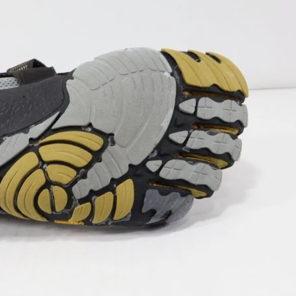 Vibram FiveFingers Shoes Mens 42 (US 9-9.5) Black Gold Komodosport Barefoot