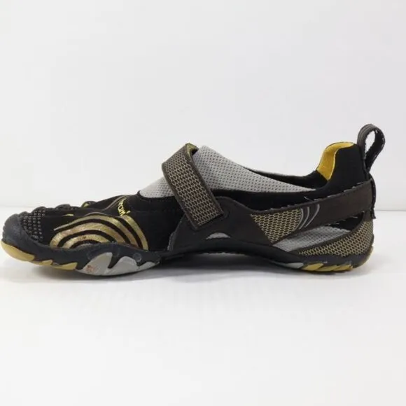 Vibram FiveFingers Shoes Mens 42 (US 9-9.5) Black Gold Komodosport Barefoot