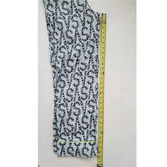 Victoria's Secret Rare Cheetah Leopard Logo Print Modal Pajama Set PJs Small