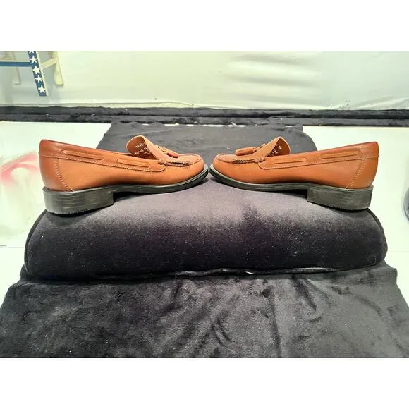 Vint.  Weejuns Maritetta ll Moc Toe Tassel Leather Loafter W7