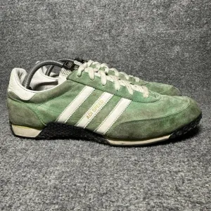 Vintage 2005 Adidas Adispeed Green Suede Low Lace Up Sneaker Shoes Men’s Size 11