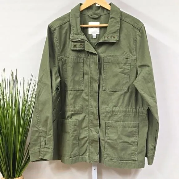 Vintage America Green Utility Jacket Large