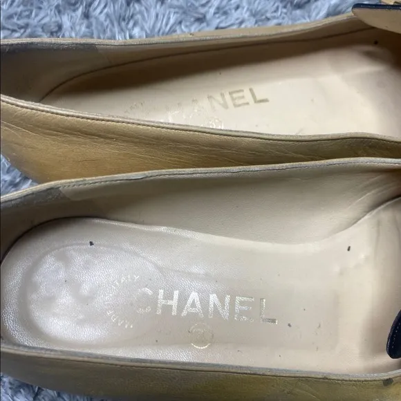 Vintage Chanel Loafers Flats Shoes