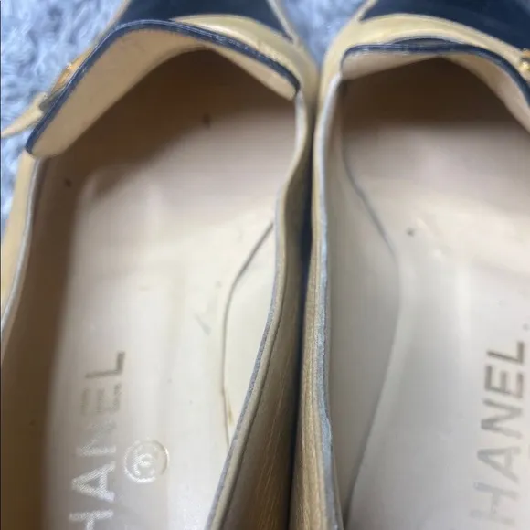 Vintage Chanel Loafers Flats Shoes