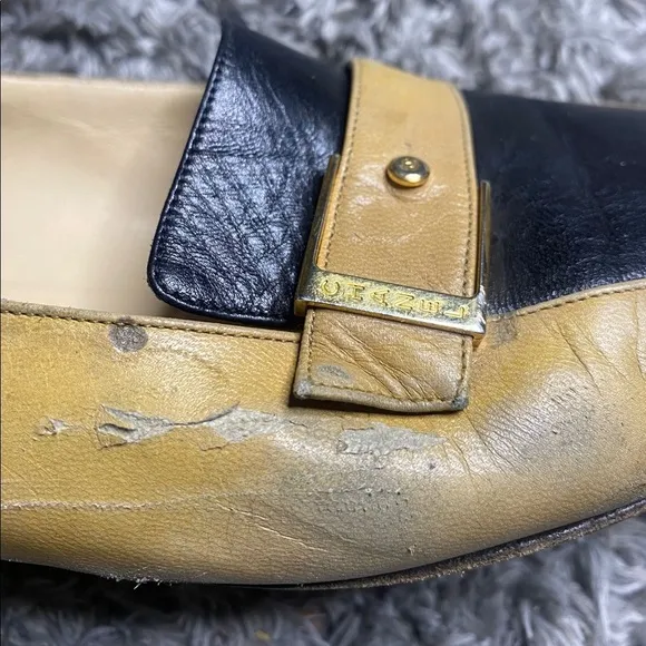 Vintage Chanel Loafers Flats Shoes